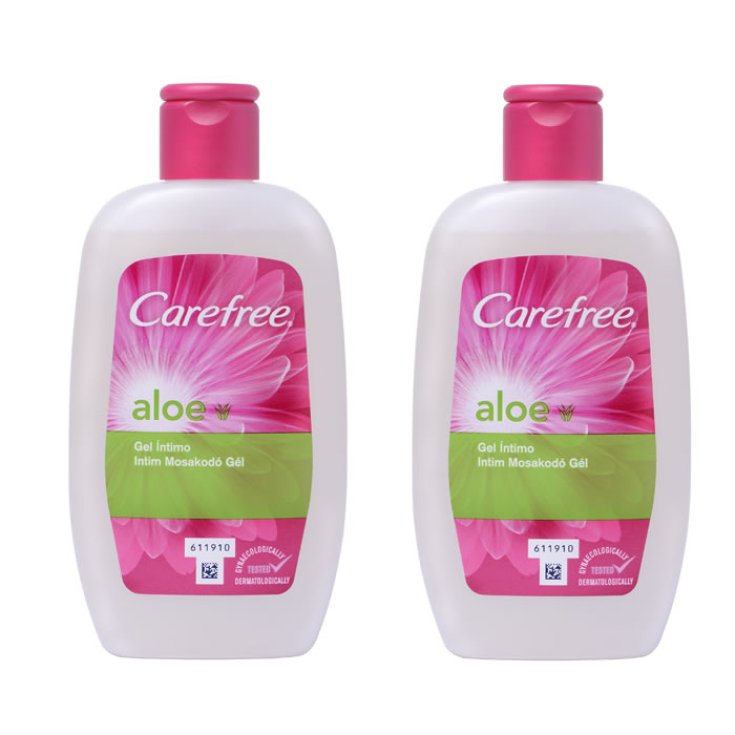 Gel Íntimo Carefree Aloe 2x200ml Gel Íntimo Carefree Aloe 2x200ml