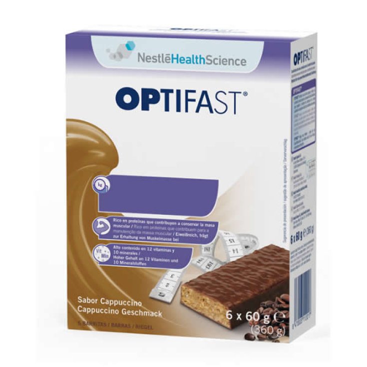 Optifast Sabor Capuchino 6 Barritas