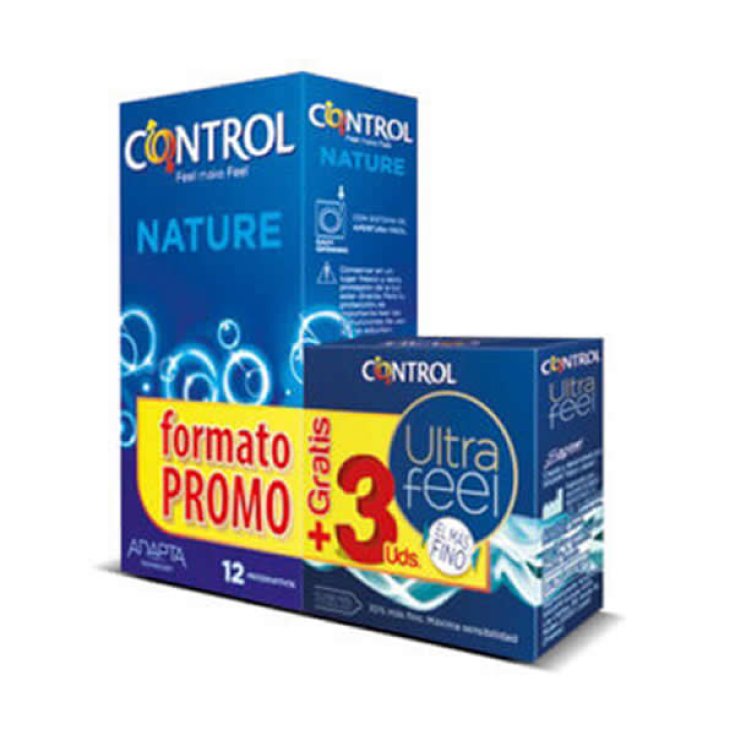 Pack Control Nature 12 Unidades + Control Ultra Feel 3 Unidades