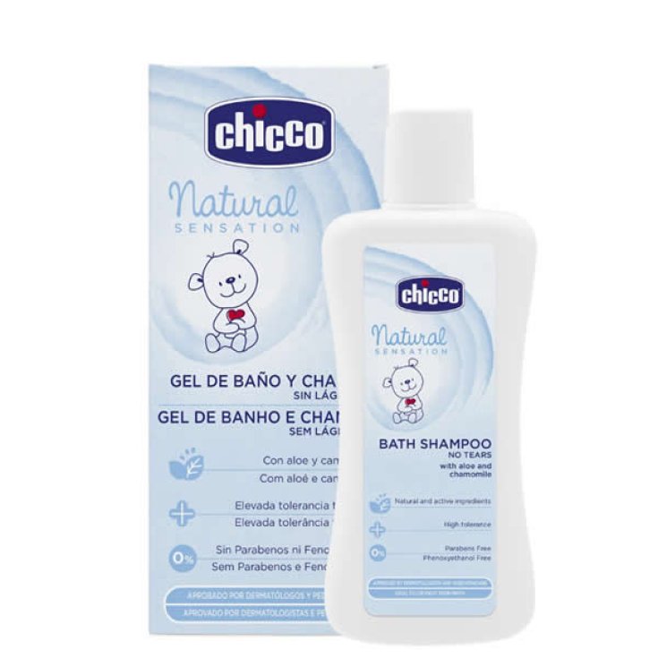 Chicco Natural Sensation Champú Baño Sin Lágrimas 200ml Chicco Natural Sensation Champú Baño Sin Lágrimas 200ml