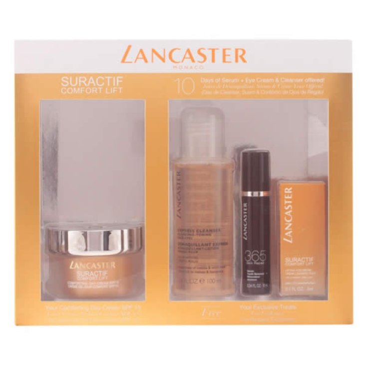 Lancaster Suractif Comfort Lift Crema de Día Reconfortante Spf15 50ml Set 4 Partes 2016 Lancaster Suractif Comfort Lift Crema de Día Reconfortante Spf15 50ml Set 4 Partes 2016