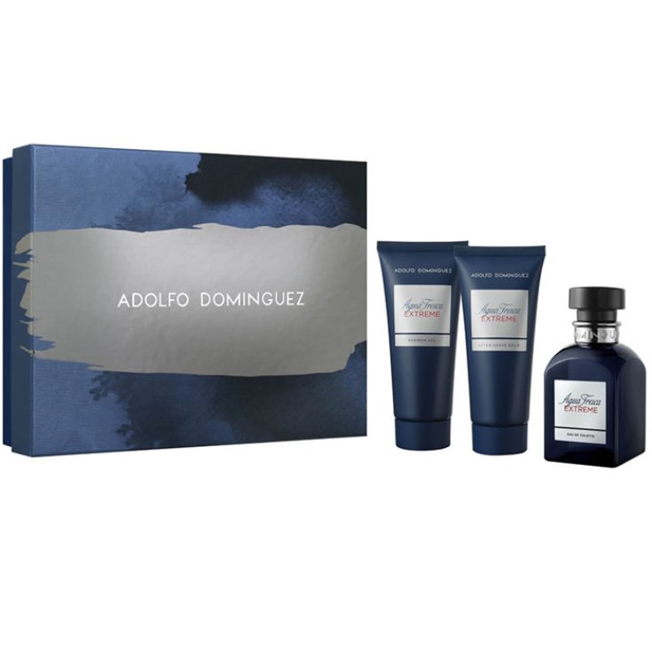 Adolfo Dominguez Agua Fresca Extreme Eau De Toilette Spray 120ml Set 3 Partes 2017