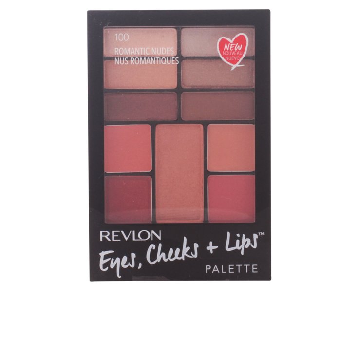 Paleta Revlon Eyes Cheeks & Lips 100 Desnudos Románticos