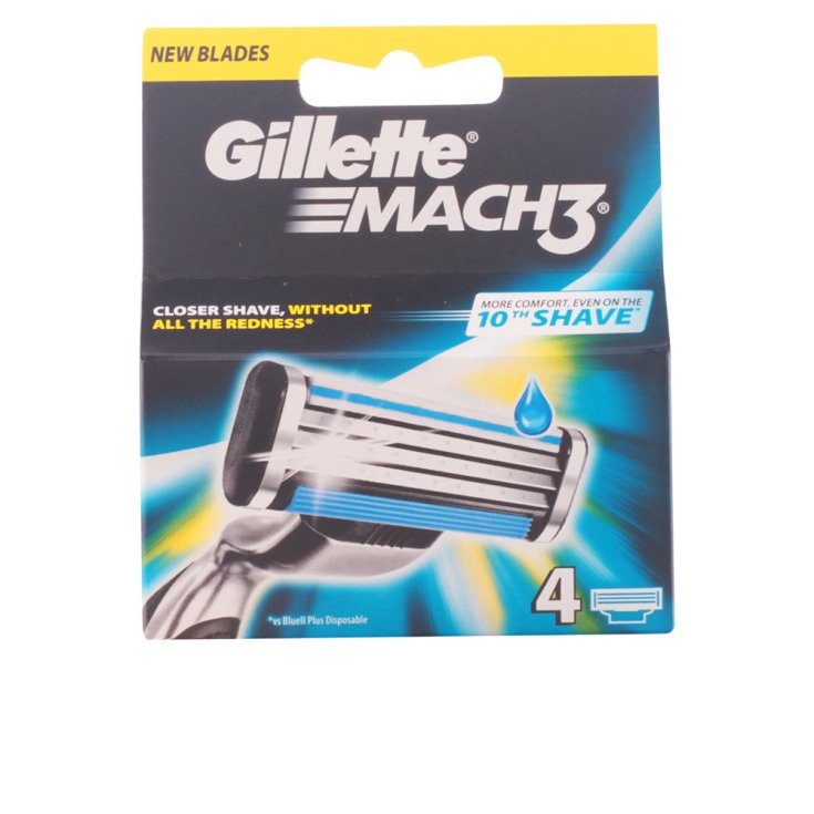 * GILLETTE MACH 3 CUCHILLAS X 4 UDS