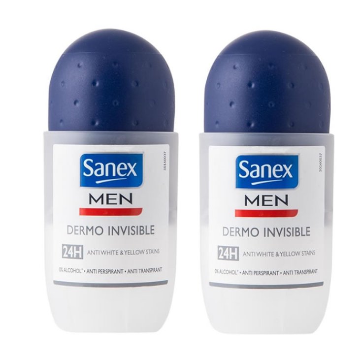 Sanex Men Dermo Invisible Desodorante Roll On 2x50ml