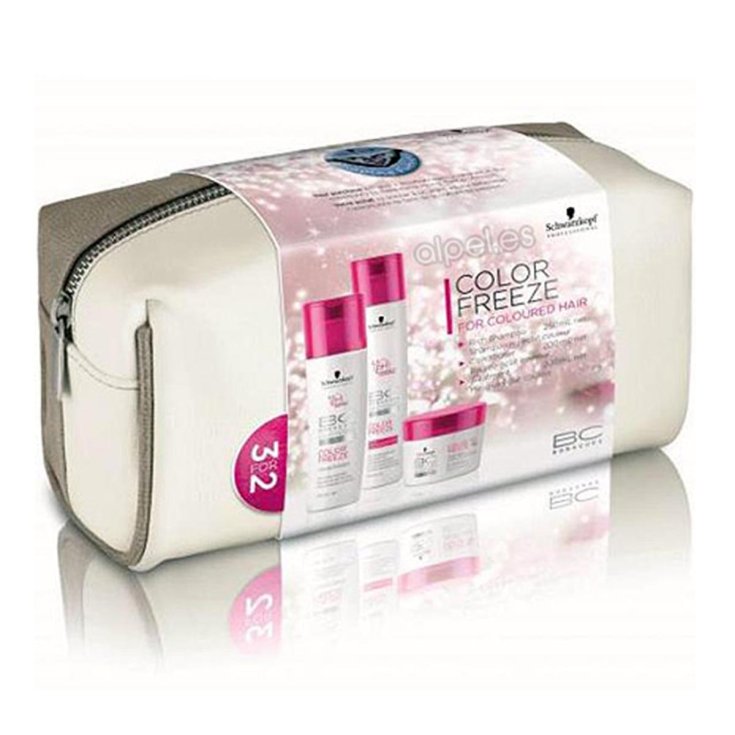 Schwarzkopf Bc Color Freeze Champú 250ml Set 4 Partes 2017
