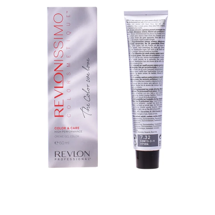 Revlon Revlonissimo Color Care Nmt 7.32 Rubio Dorado