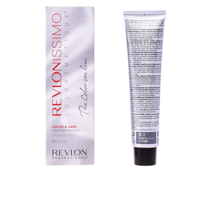 Revlon Revlonissimo Color Care Nmt 8.1 Rubio Claro Ceniza