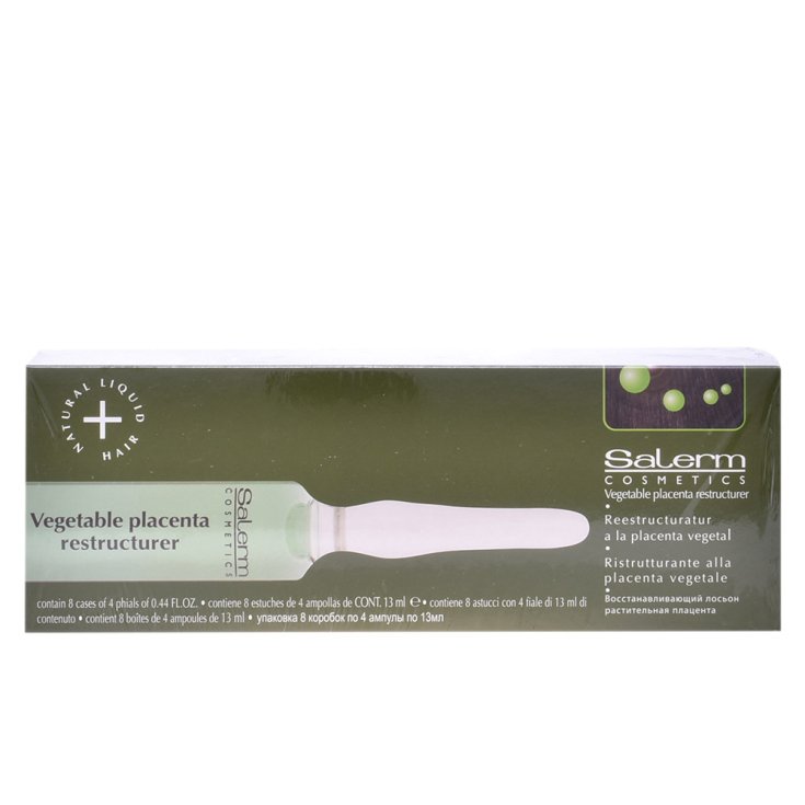 Salerm Cosmetics Placenta Vegetal Reestructurante 32x13ml