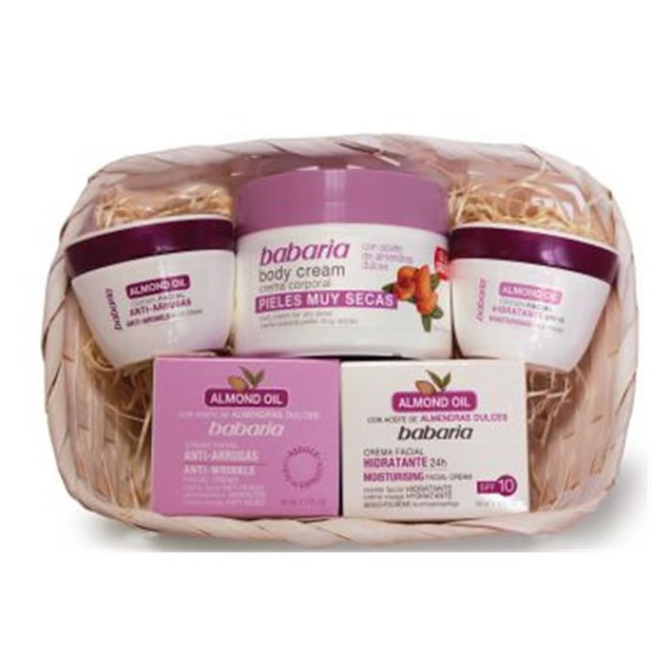 Babaria Crema Antiarrugas Aceite de Almendras 50ml Set 3 Piezas Babaria Crema Antiarrugas Aceite de Almendras 50ml Set 3 Piezas