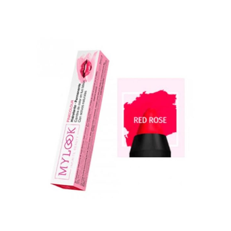 My Look Pink Color Pintalabios Rosa Roja