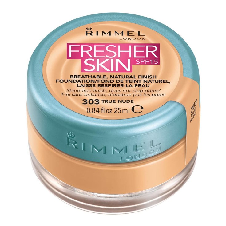 Rimmel London Fresher Skin Spf15 Base de maquillaje natural 303 True Nude