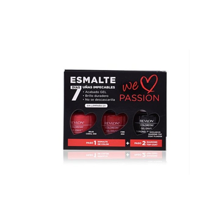 Revlon Colorstay Gel Envy We Love Passion Set 3 Partes