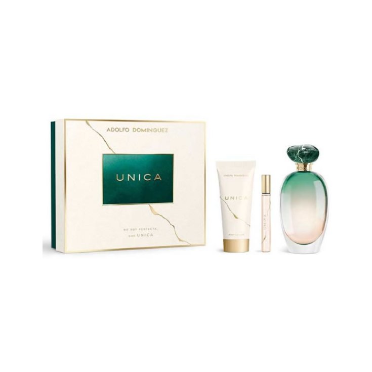 Adolfo Dominguez Unica Eau De Toilette Spray 100ml Set 3 Partes 2017