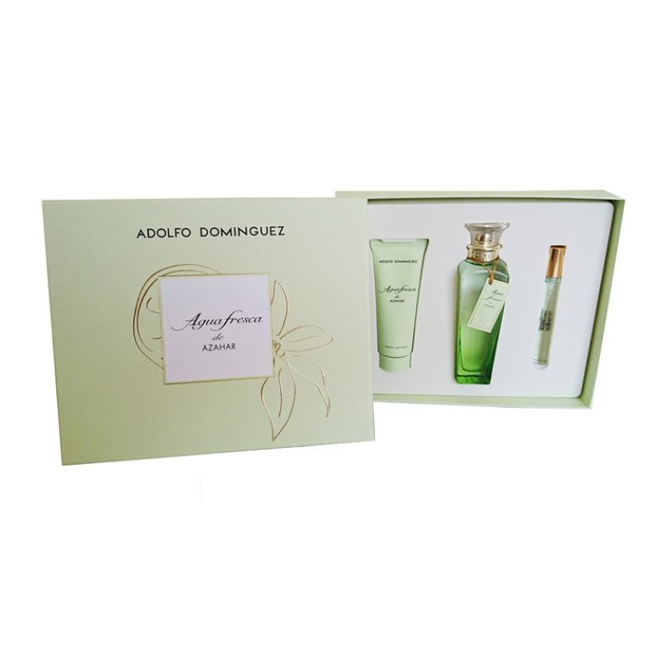Adolfo Dominguez Agua Fresca Azahar Eau De Toilette Spray 120ml Set 3 Partes 2017