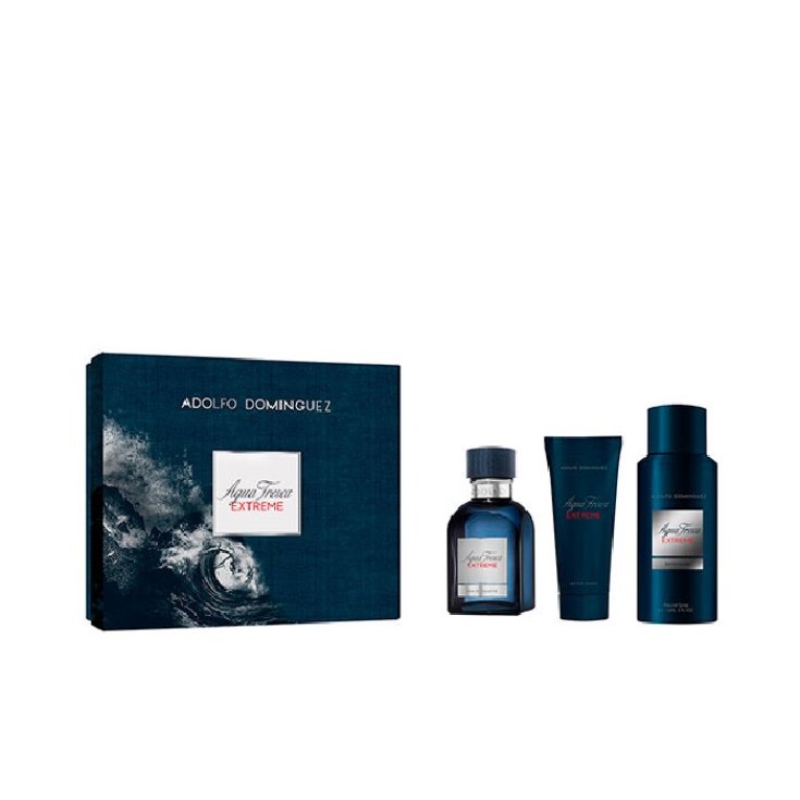 Adolfo Dominguez Agua Fresca Extreme Eau De Toilette Spray 120ml Set 3 Partes 2017