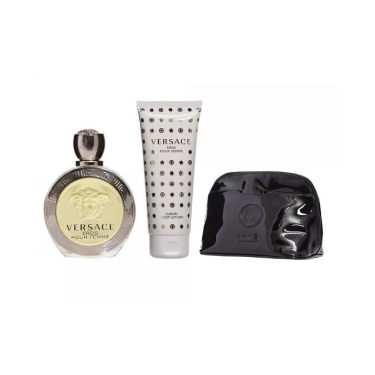 Versace Eros Eau De Toilette Vaporizador 100ml Set 3 Partes 2018