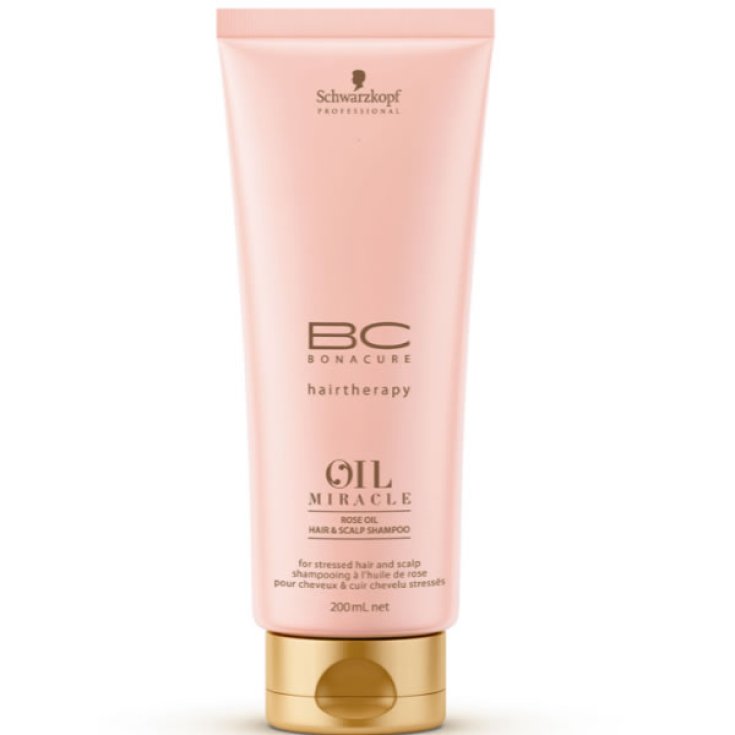 Schwarzkopf Professional BC Rose Oil Champú Cabello Y Cuero Cabelludo 200ml