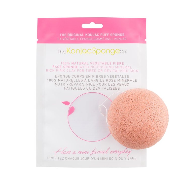 The Konjac Facial Puff Esponja Konjac Arcilla Rosa
