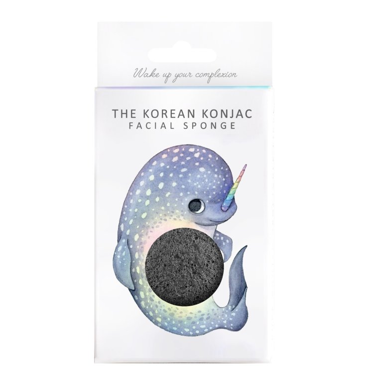 The Konjac Mythical Narwhal Caja Y Gancho Carbón De Bambú
