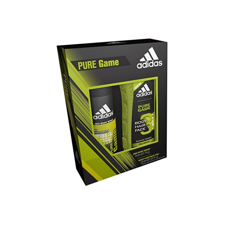 Adidas Pure Game Body Hair Face 250ml Set 2 Partes 2018