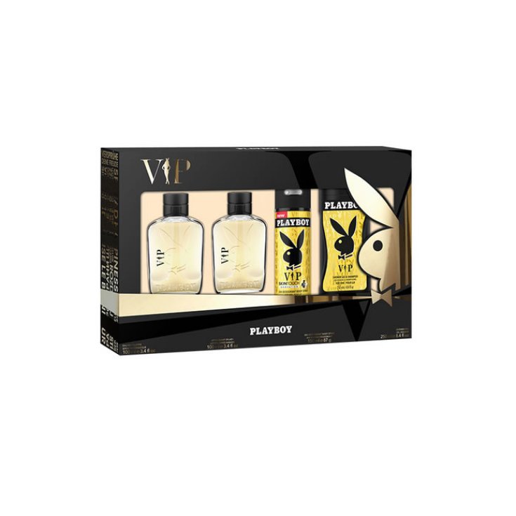 Playboy Vip Him Eau De Toilette Spray 100ml Set 4 Partes 2018