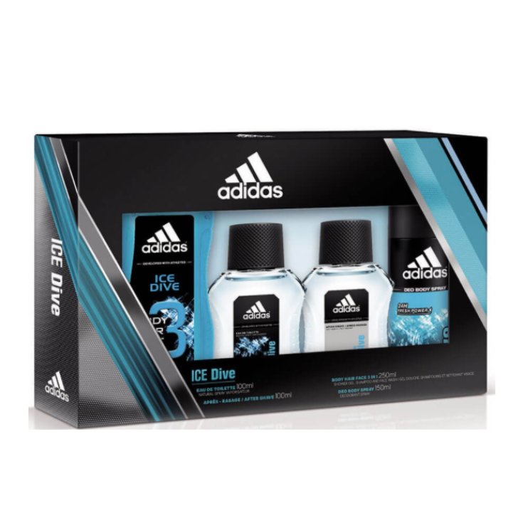 Adidas Ice Dive Eau De Toilette Spray 100ml Set 4 Partes 2018