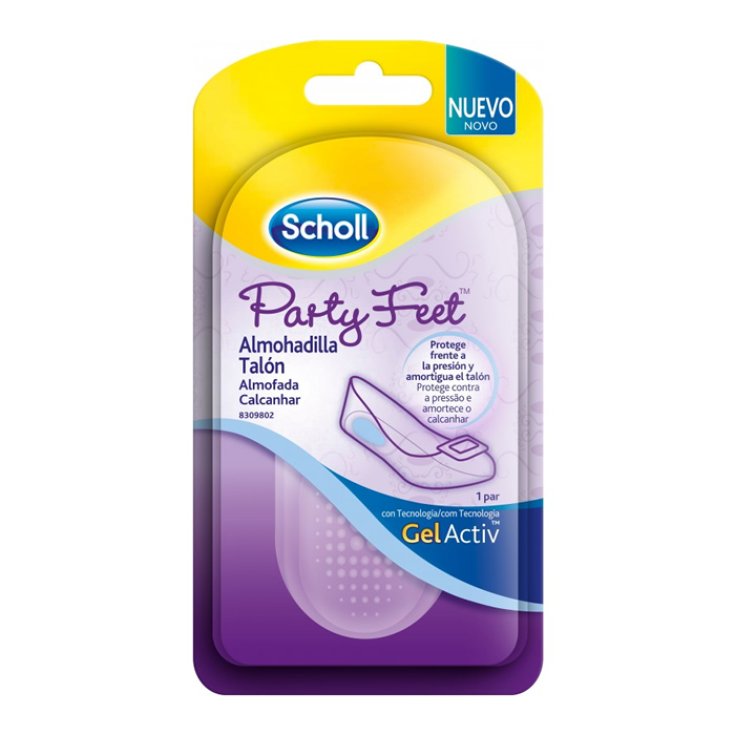 Scholl Party Feet Gelactiv Taloneras 1 Par