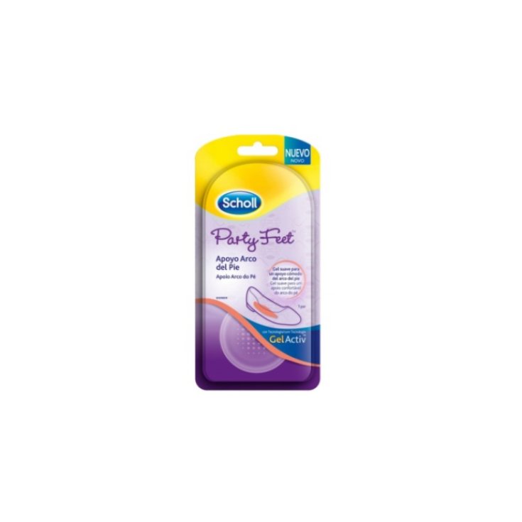 Scholl Party Feet Gelactiv Foot Arch Support 1 par