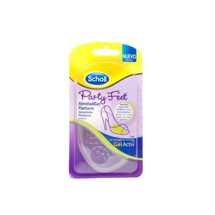 Scholl Party Feet Gelactiv Cojines Pies 1 Par