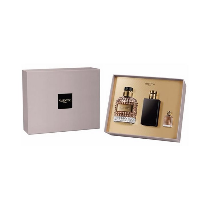 Valentino Man Eau De Toilette Spray 100ml Set 3 Partes 2018