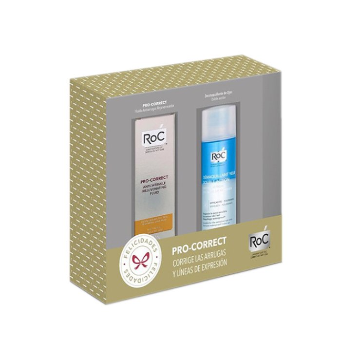 Roc Pro Correct Crema Fluida Antiarrugas 40ml Cofre 2 Piezas 2018
