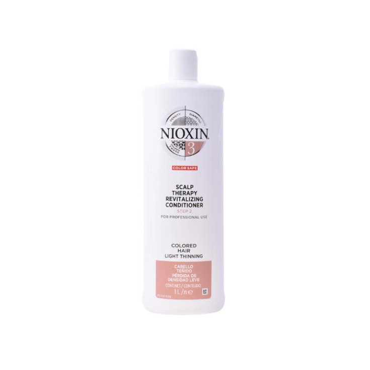 Nioxin System 3 Acondicionador Cabello Teñido Terapia Cuero Cabelludo Revitalizante Cabello Fino 1000ml