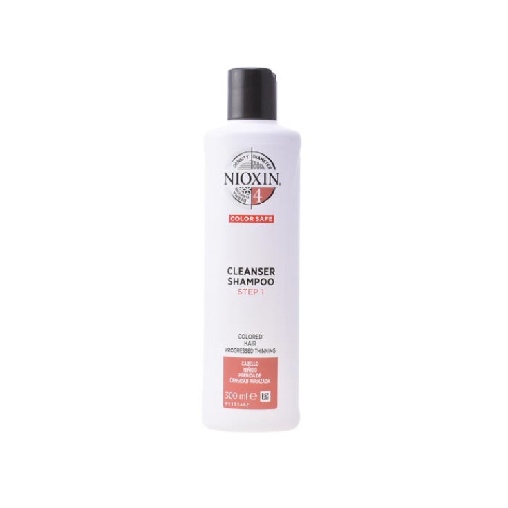 Nioxin System 4 Champú Cabellos Coloreados Volumen Cabello Fino Muy Débil 300ml