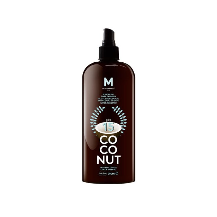Mediterraneo Sun Aceite Bronceador De Coco Bronceado Oscuro Spf15 200ml