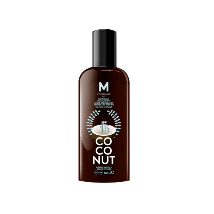 Mediterraneo Sun Aceite Bronceador De Coco Bronceado Oscuro Spf15 100ml