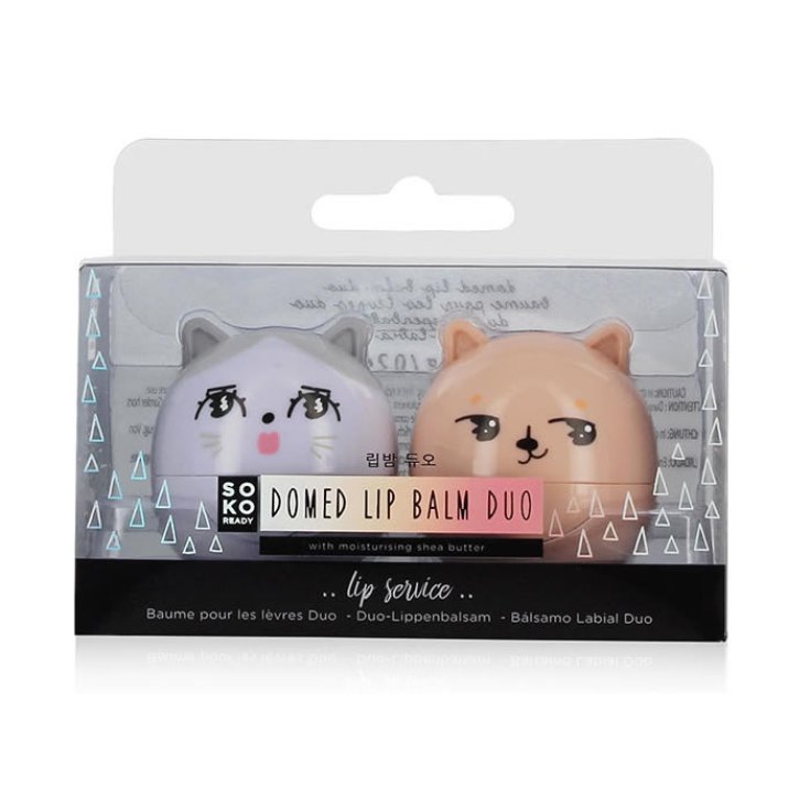 Soko Ready Lip Balm Duo con manteca de karité hidratante