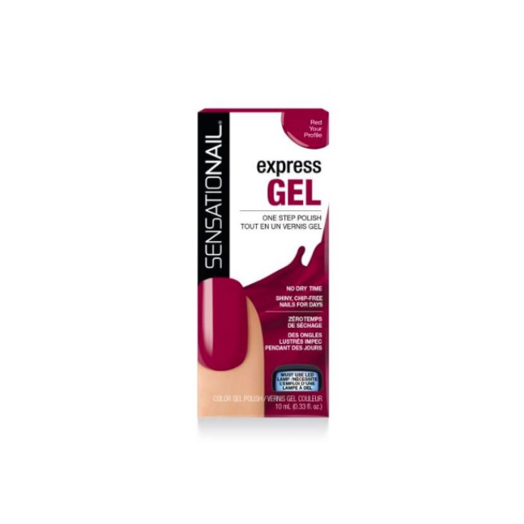 Sensationail Express Gel Polish Rojo Tu Perfil