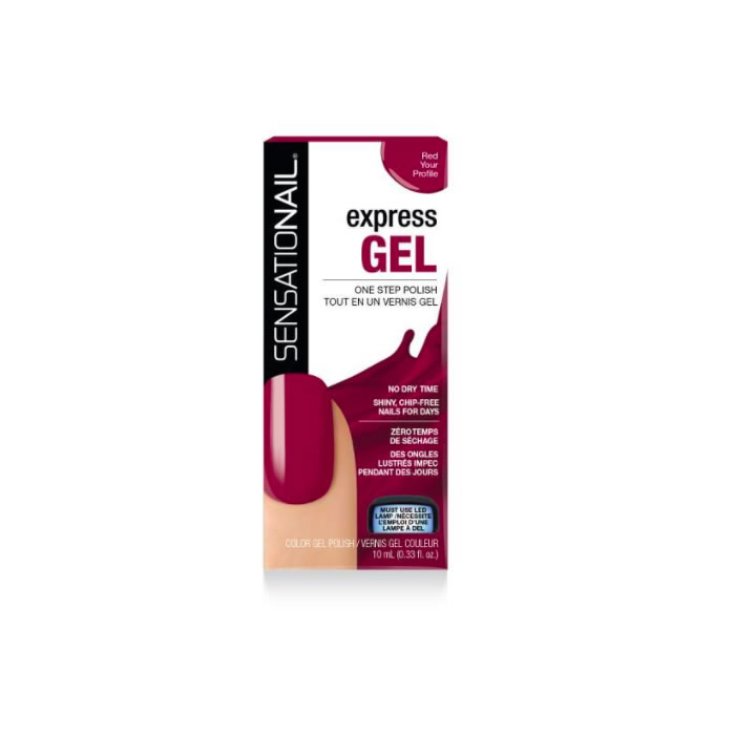 Sensationail Express Gel Polish Rojo Tu perfil