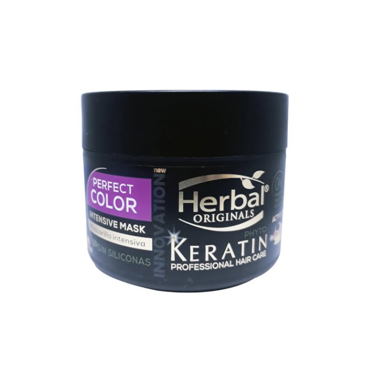 Mascarilla Intensiva Herbal Hispania Keratin Perfect Color 300ml