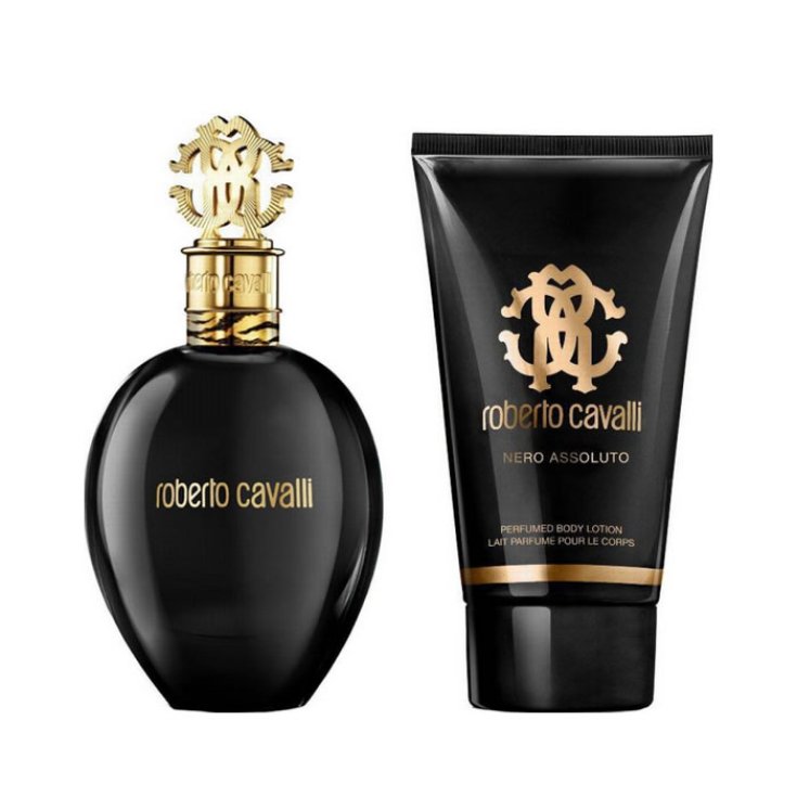 Roberto Cavalli Absolute Black Eau De Parfum Vaporizador 50ml Set 2 Partes 2018