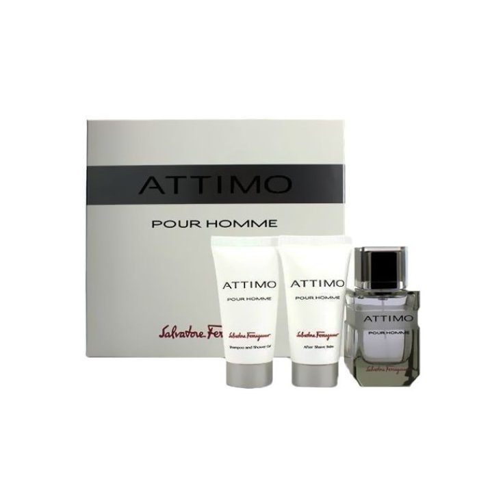 Salvatore Ferragamo Attimo Pour Homme Eau De Toilette Spray 60ml Set 3 Partes 2018