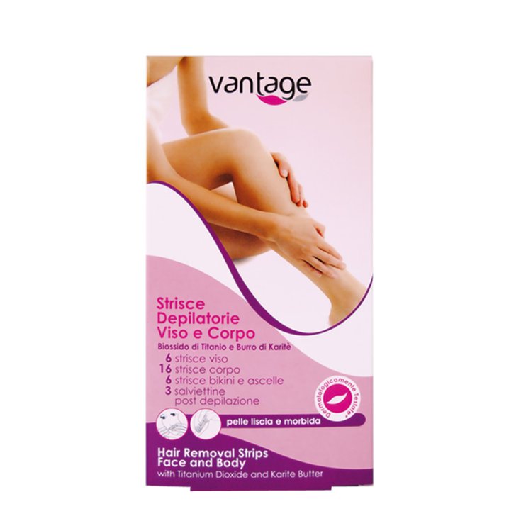 VANTAGE TIRAS DEPIL CARA Y CUERPO