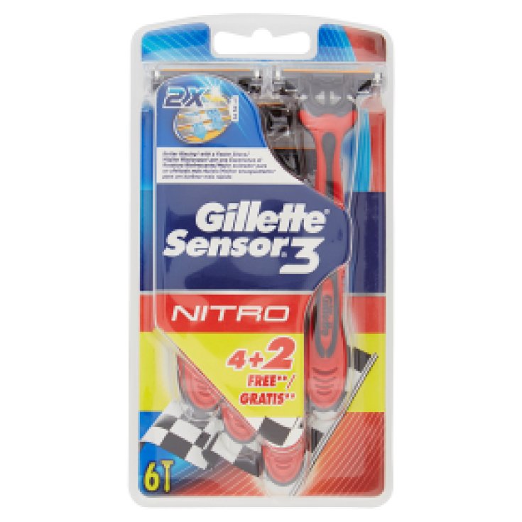 * SENSOR GILLETTE 3 NITRO U / TIRO 4+