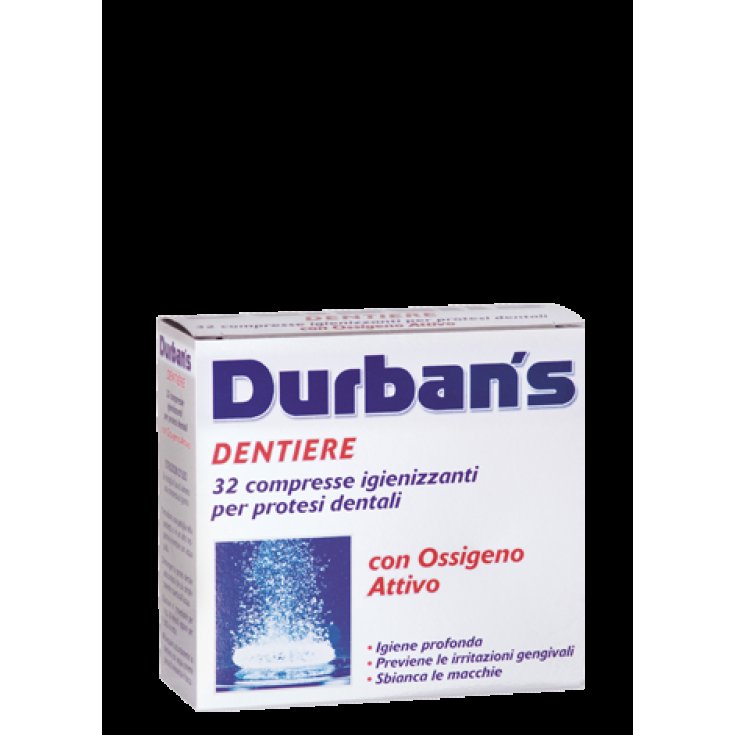 TABLETAS DURBANS IGIENIZX DENT 32