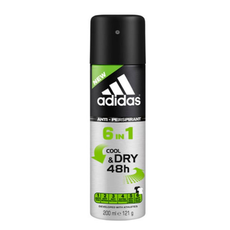 Adidas Cool And Dry 6 En 1 Desodorante Spray 200ml