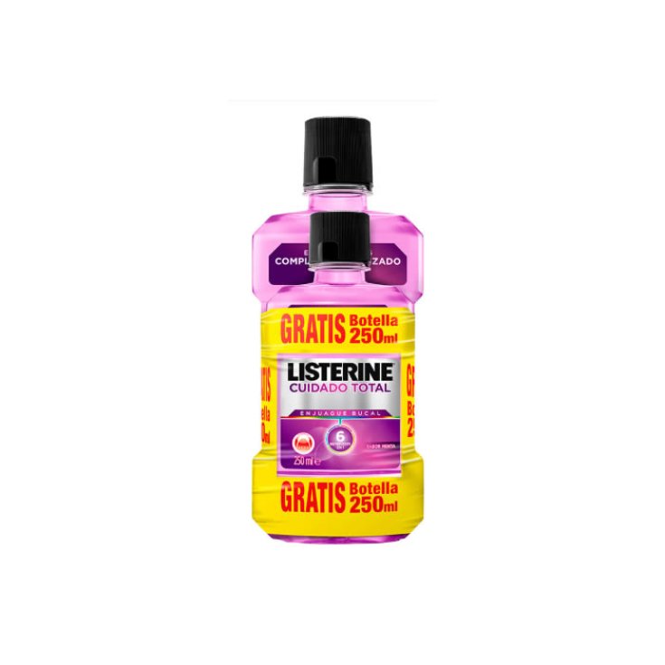 Set de enjuague bucal Listerine Total Care 2 partes