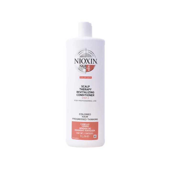 Nioxin System 4 Acondicionador Cabello Teñido Cuero Cabelludo Terapia Revitalizante Cabello Fino 1000ml