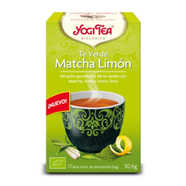 Yogi Tea Té Verde Matcha Limón 17 Filtros X 1,8g