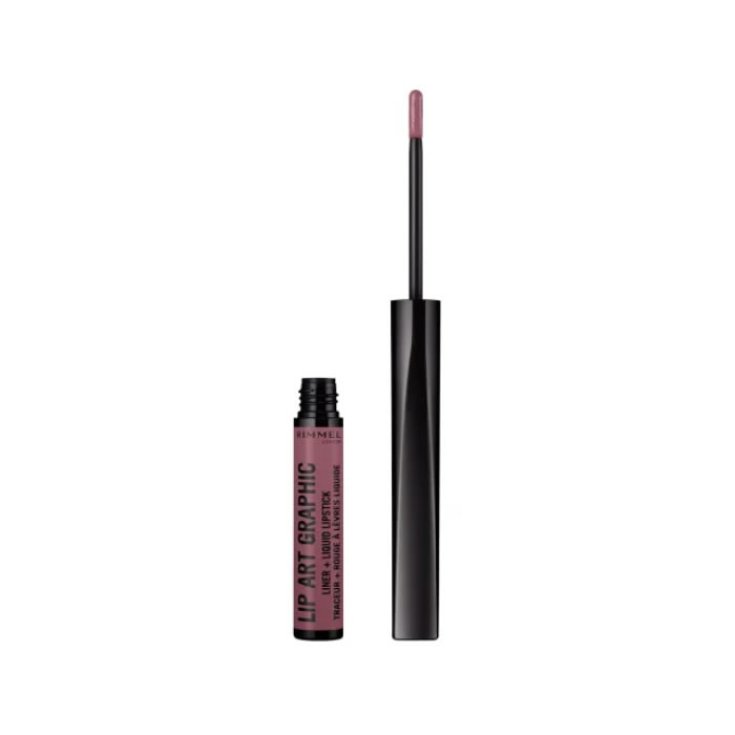 Rimmel London Lip Art Graphic Liner & Liquid Lipstick 220 Violet Vandal